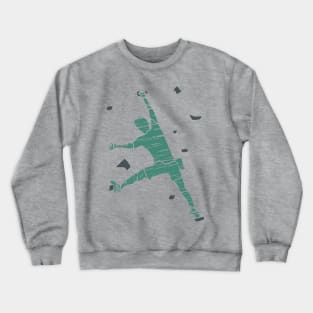 wall climbing athlete Crewneck Sweatshirt